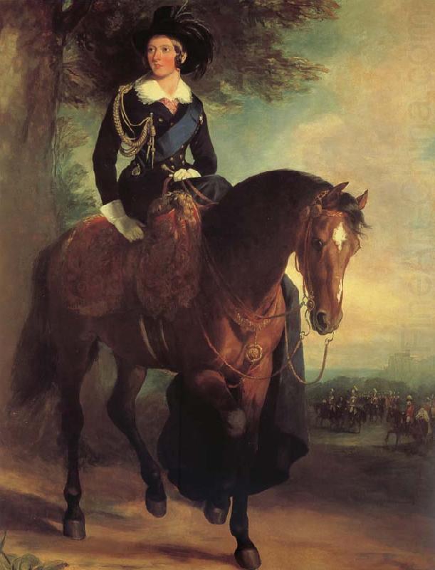 Francis Grant Portrait of Queen Victoria on Horseback china oil painting image